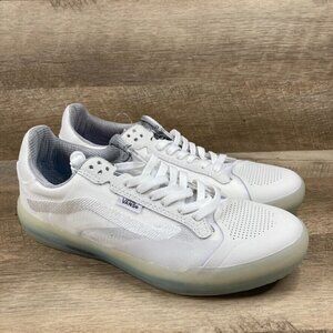 VANS EVDNT Ultimate Waffle Skate Shoes White/White Mens 8.5 Womens 10 NEW